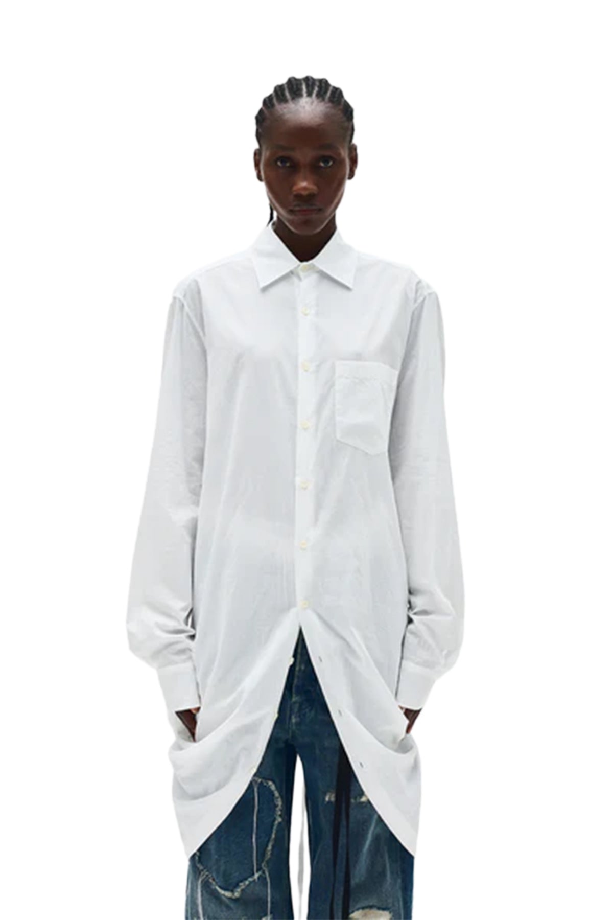 Gabi Long Shirt With Ribbons