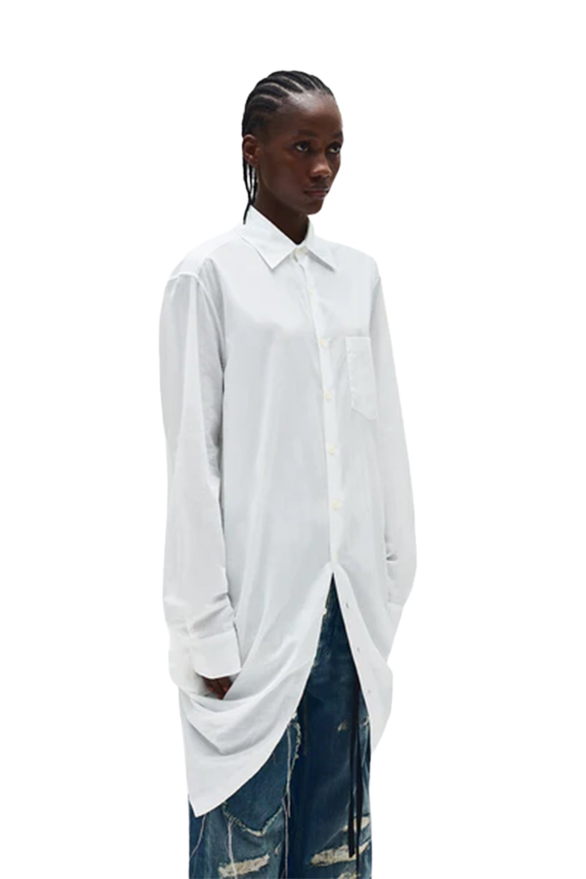 Gabi Long Shirt With Ribbons