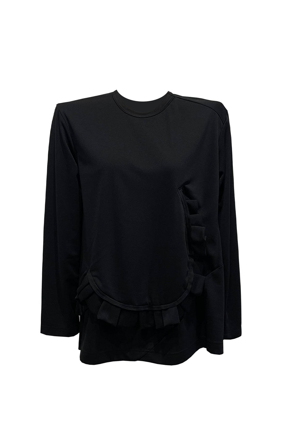 Curved Frill T-Shirt