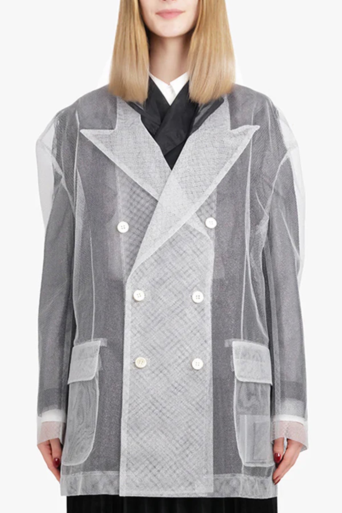 Layered Lapel Jacket DB