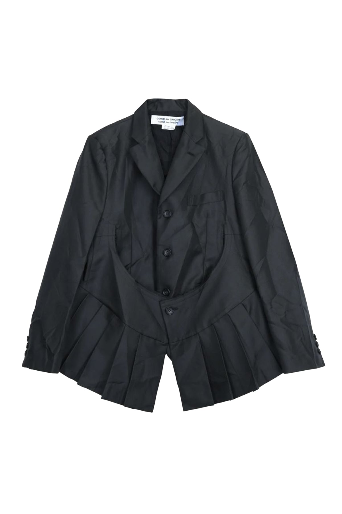 Detached Pleat Hem Jacket