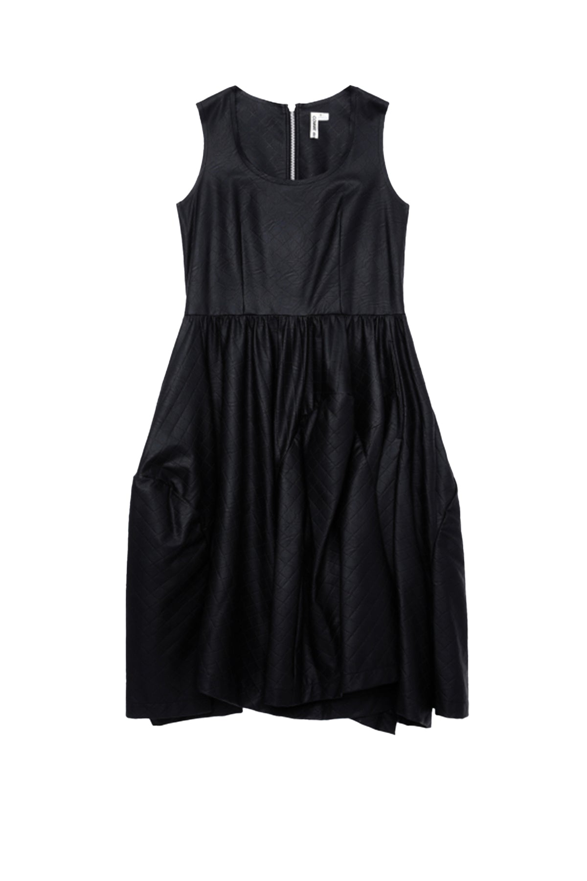 Pleather Grid Dress