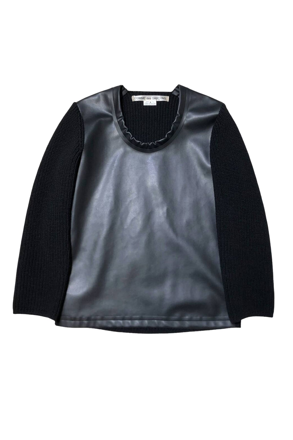 Pleather Sweater