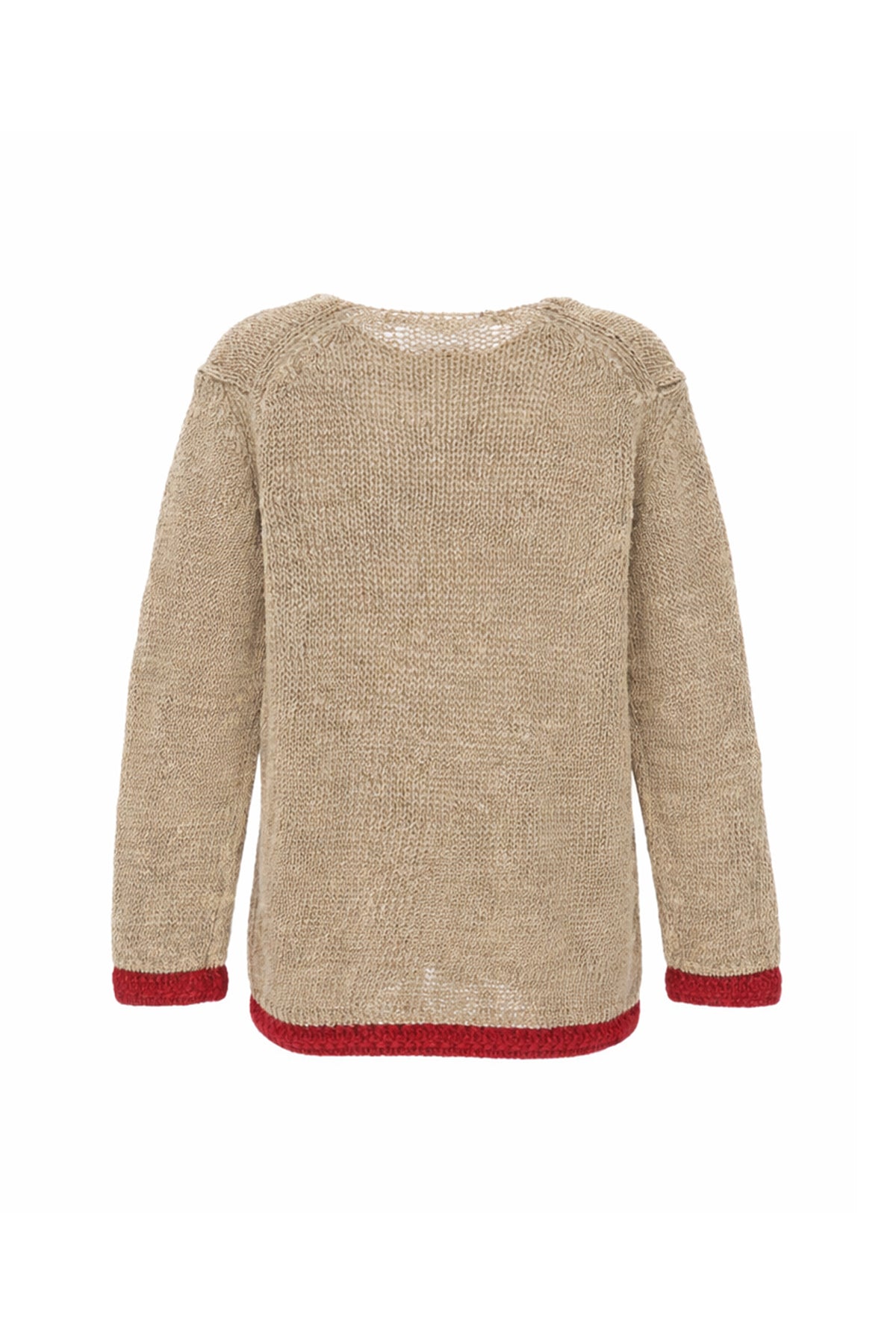 Red Trim Sweater