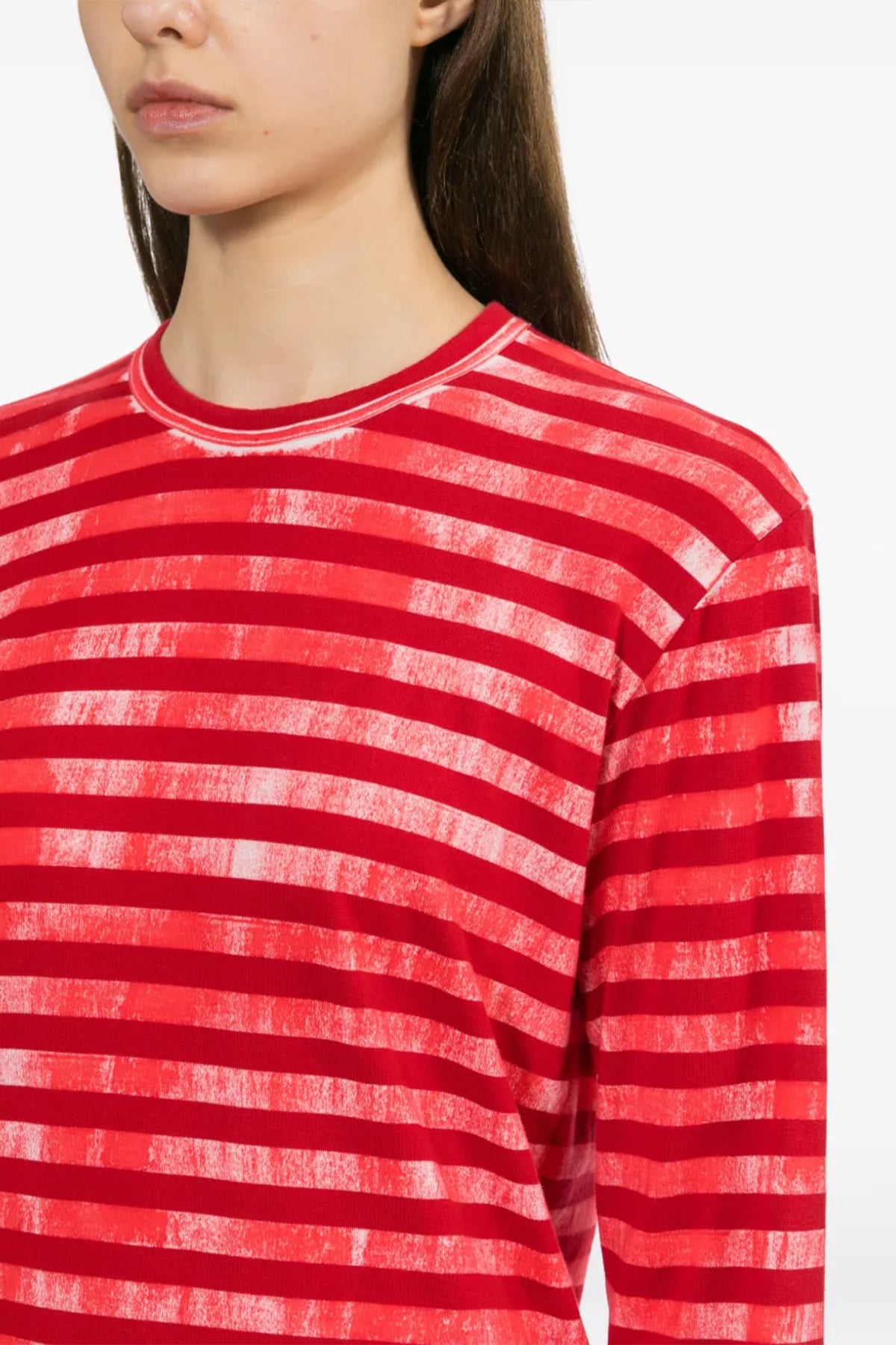 Distressed Stripe Tee