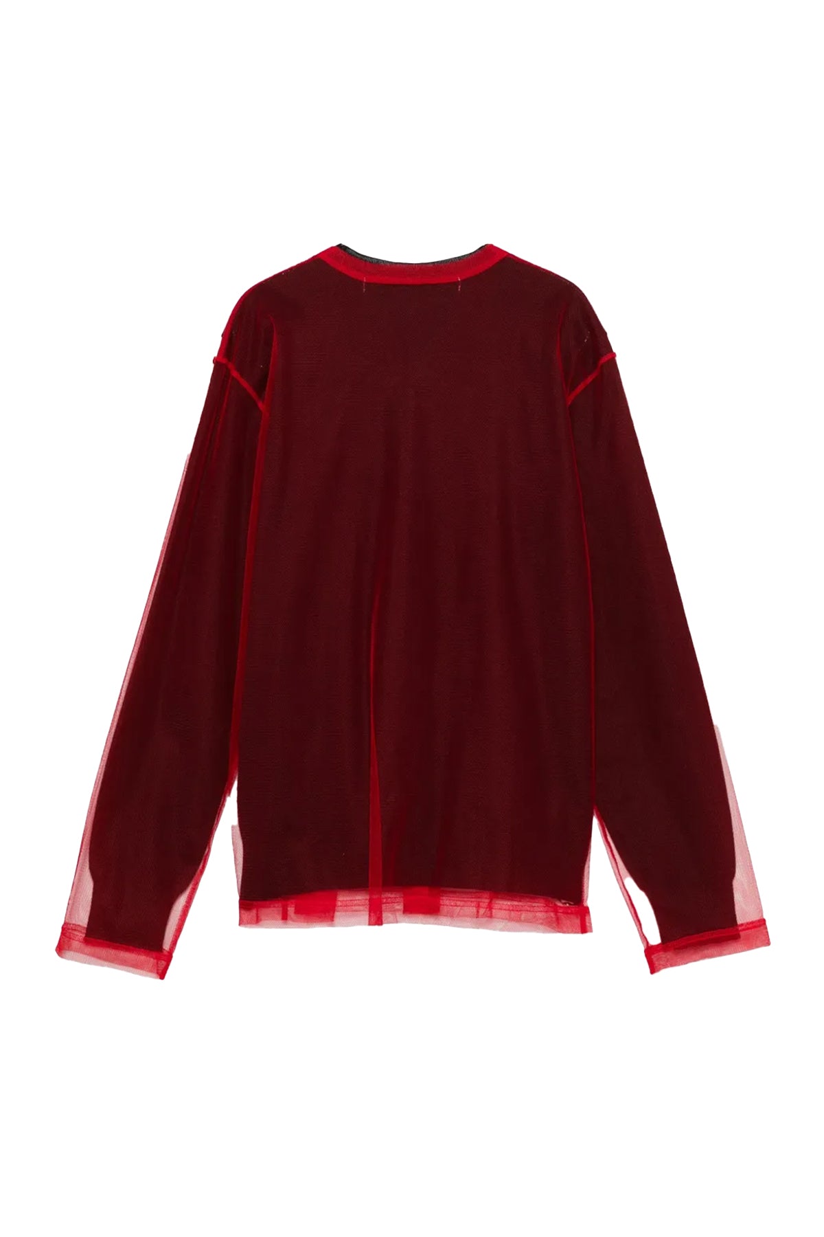 Tulle Overlay Cardigan