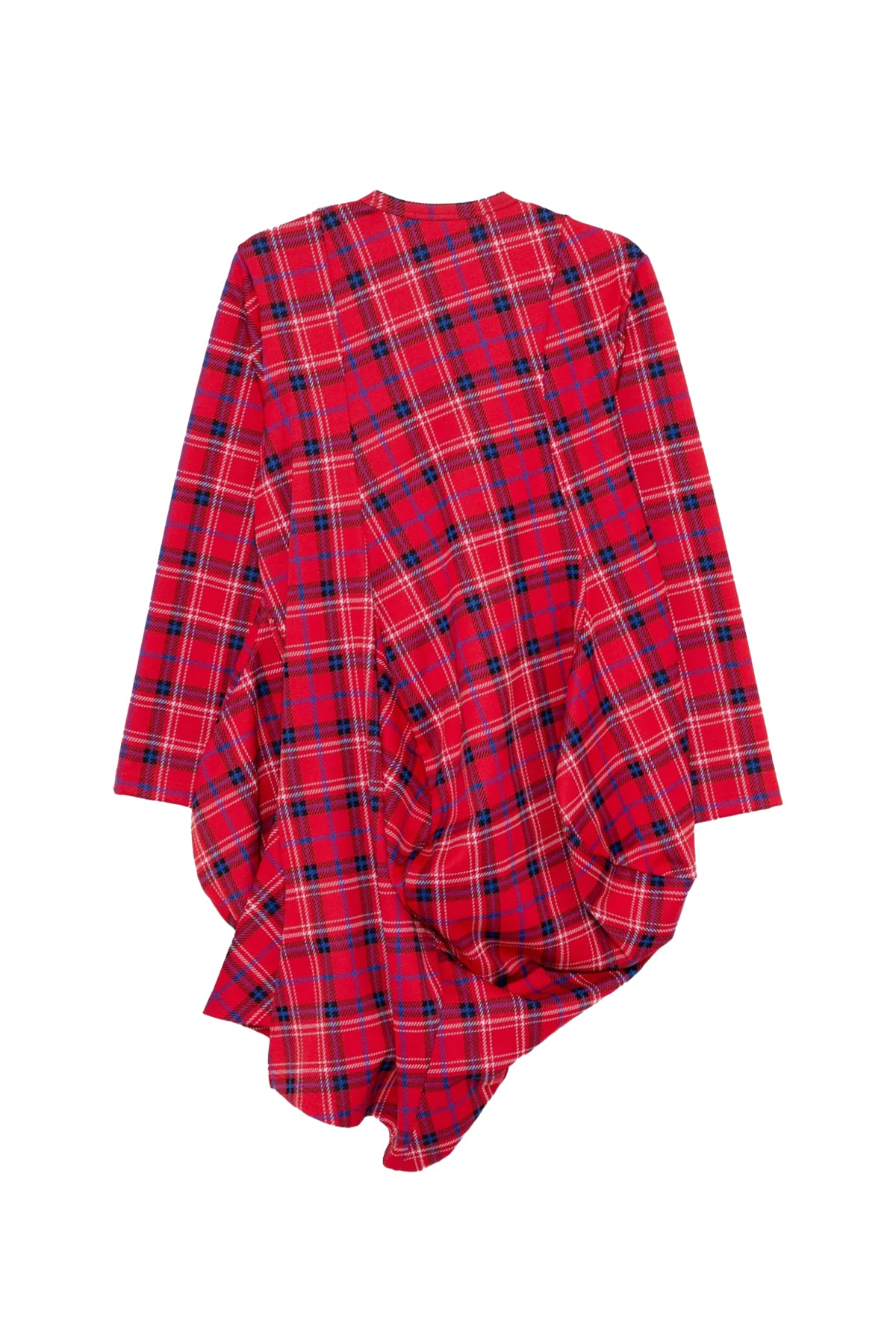 Plaid Panel Tunic