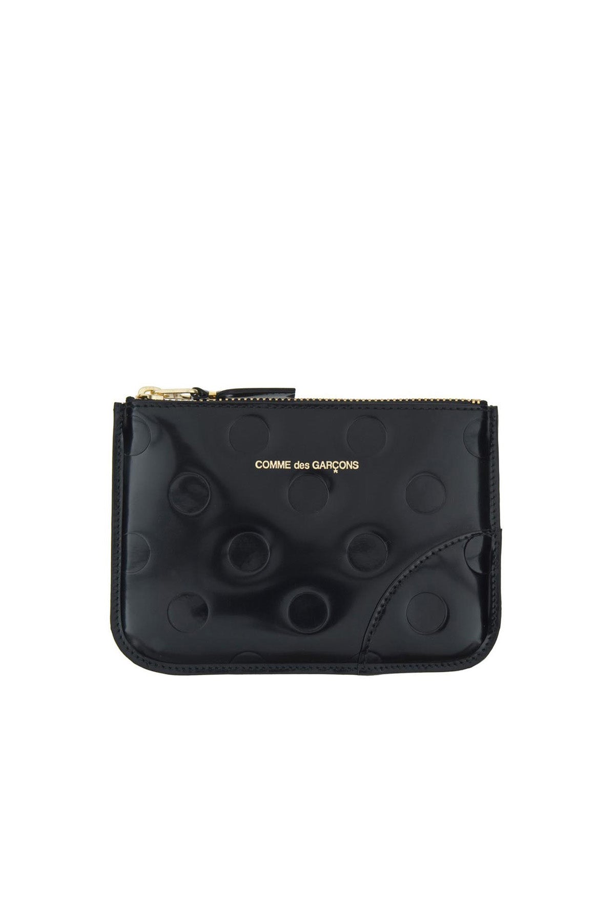 Embossed Dot Zip Purse - Small