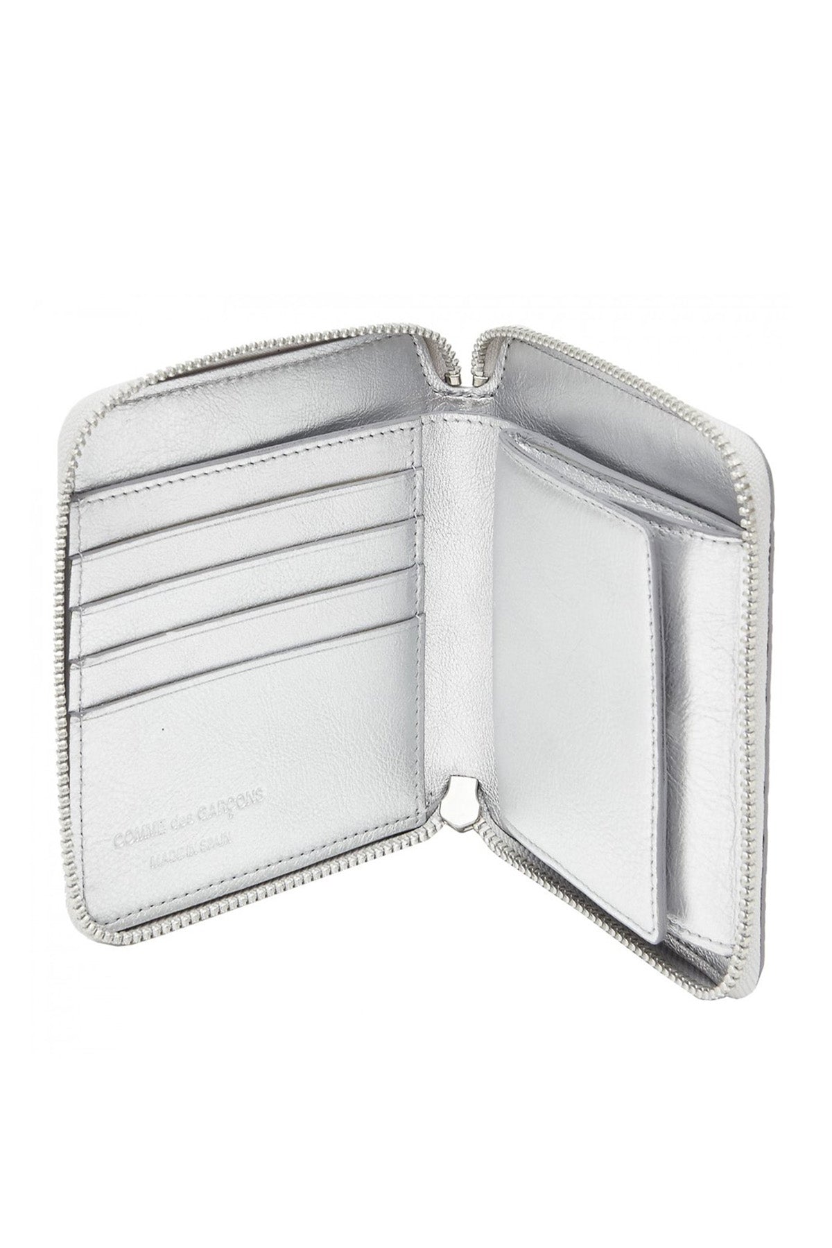 Embossed Logotype Zip Wallet