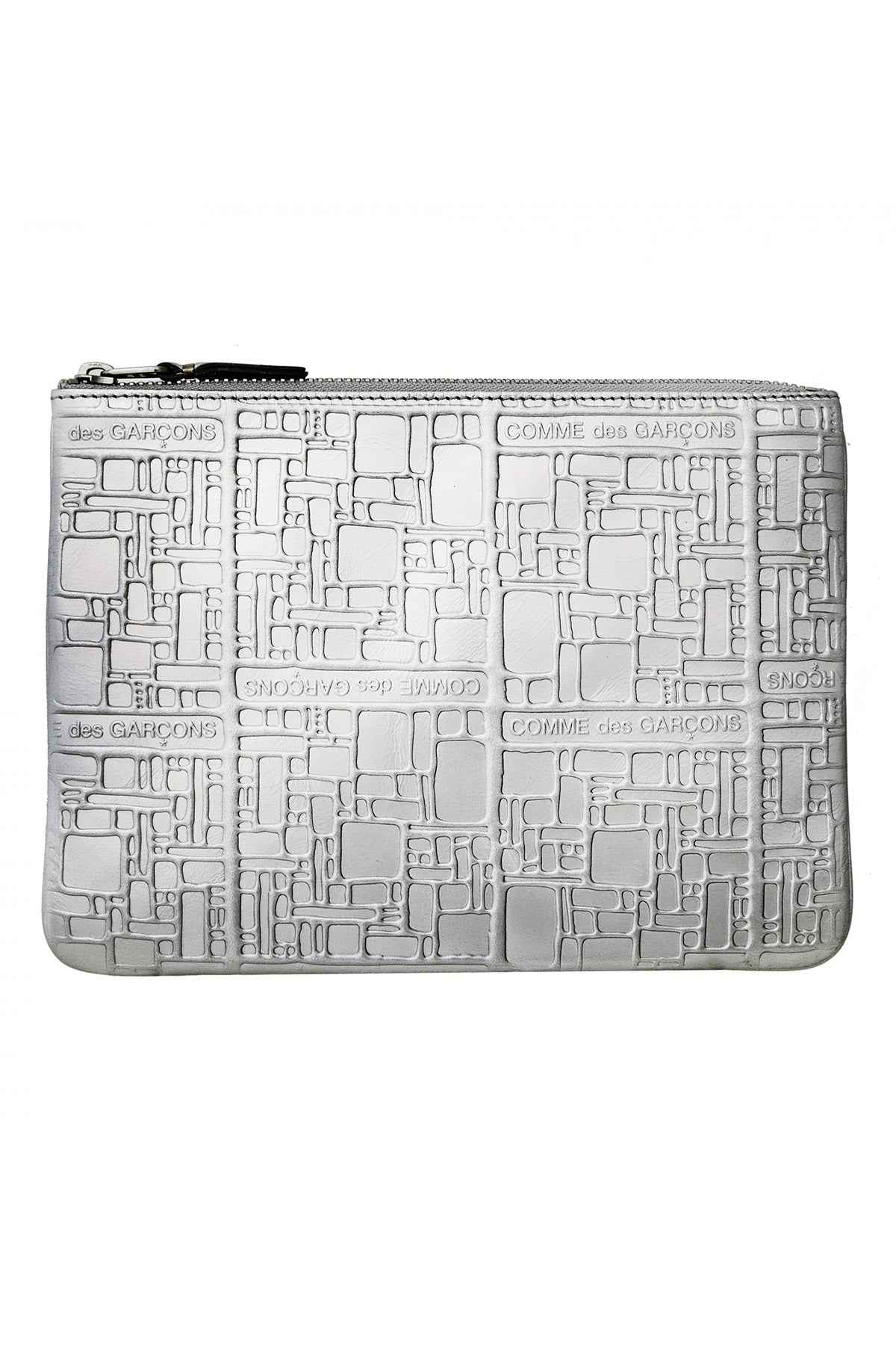 Embossed Logo Zip Purse - Large