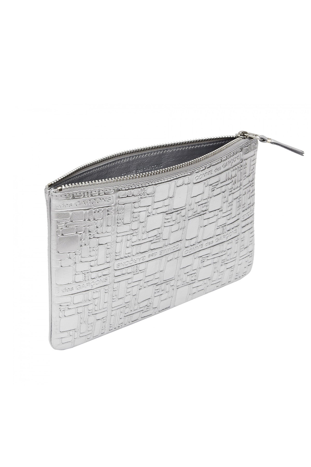 Embossed Logo Zip Purse - Large