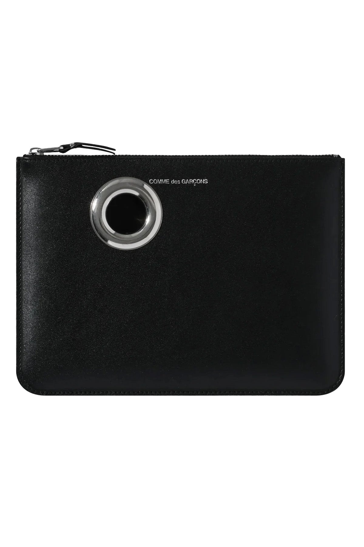 Silver Eyelet Purse - Large