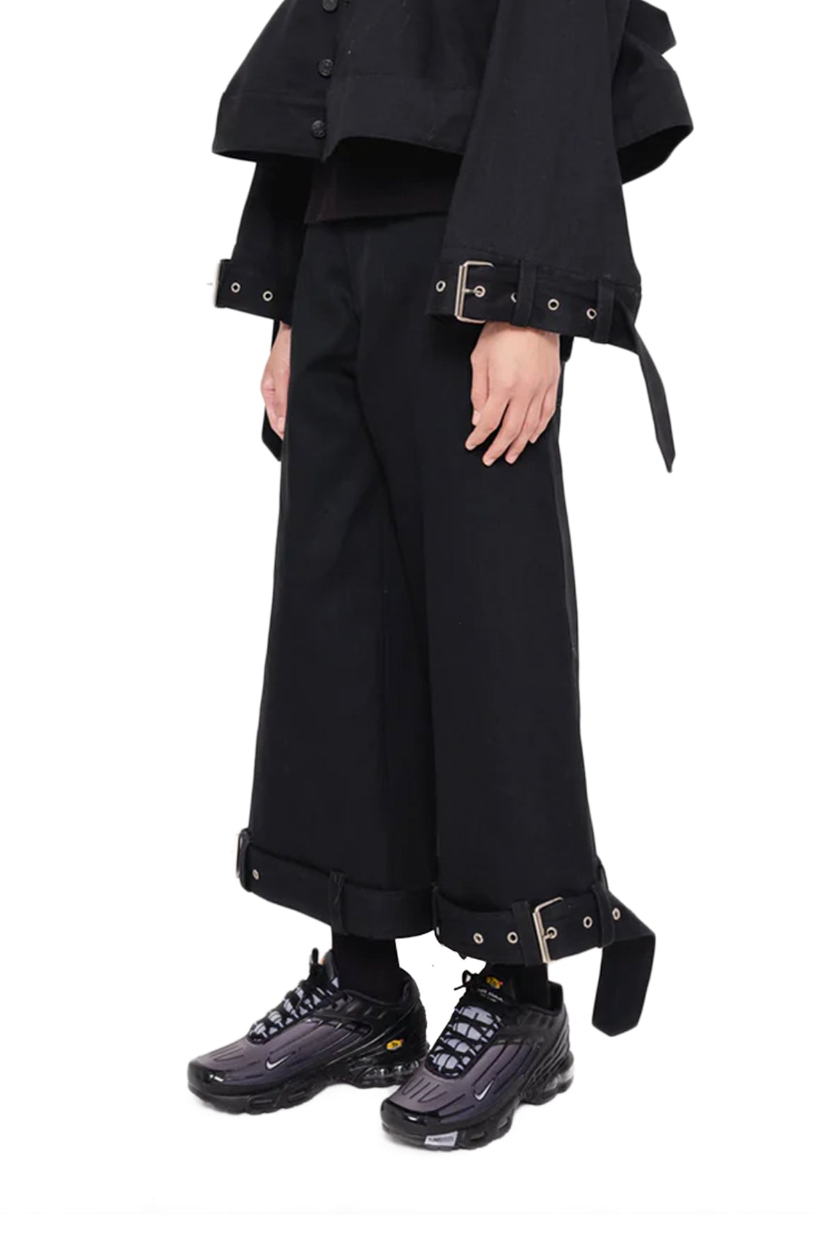 Cropped Denim Pants