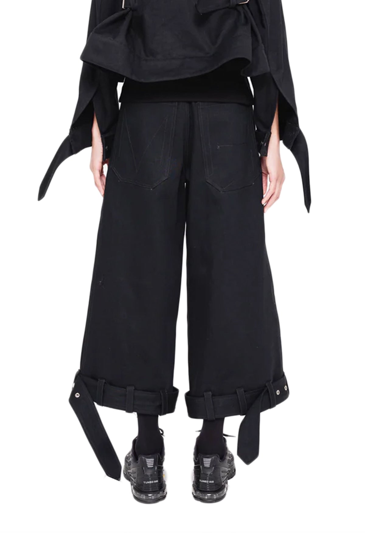 Cropped Denim Pants