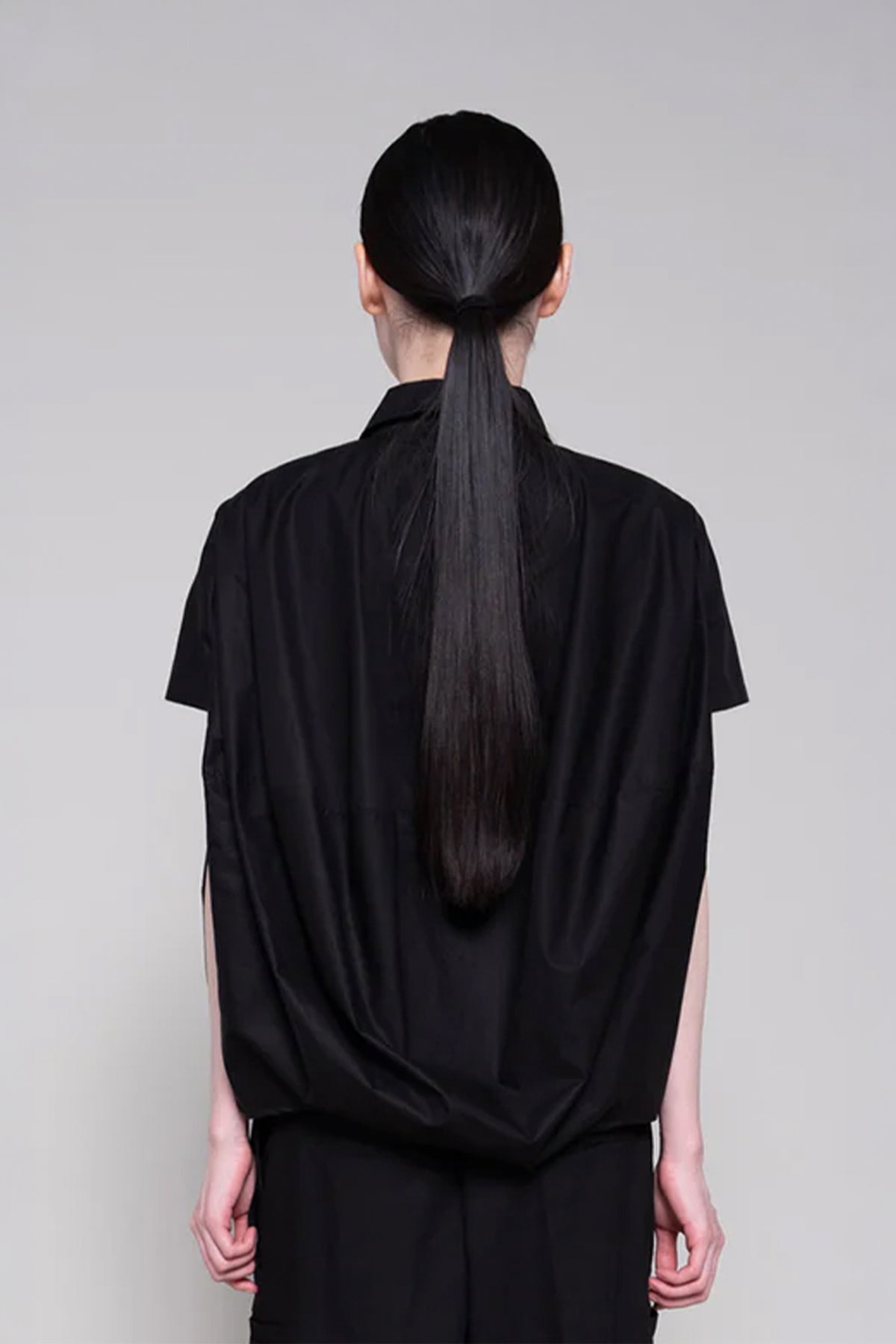 Pan Collar Cocoon Shirt
