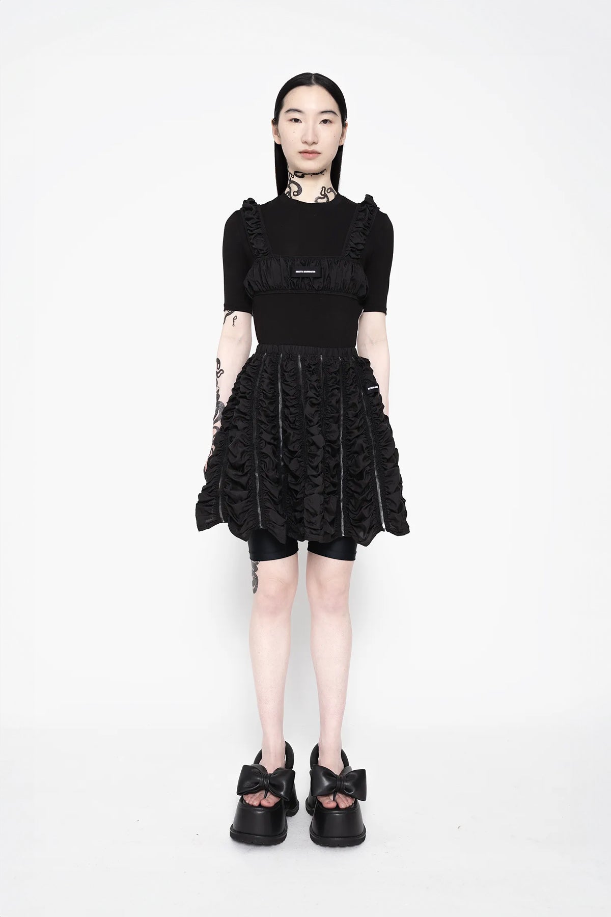 Short Ruched Skirt