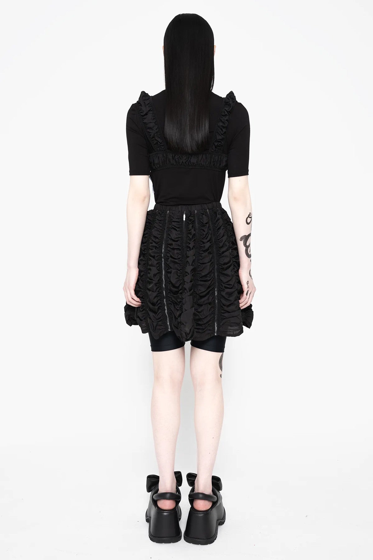 Short Ruched Skirt