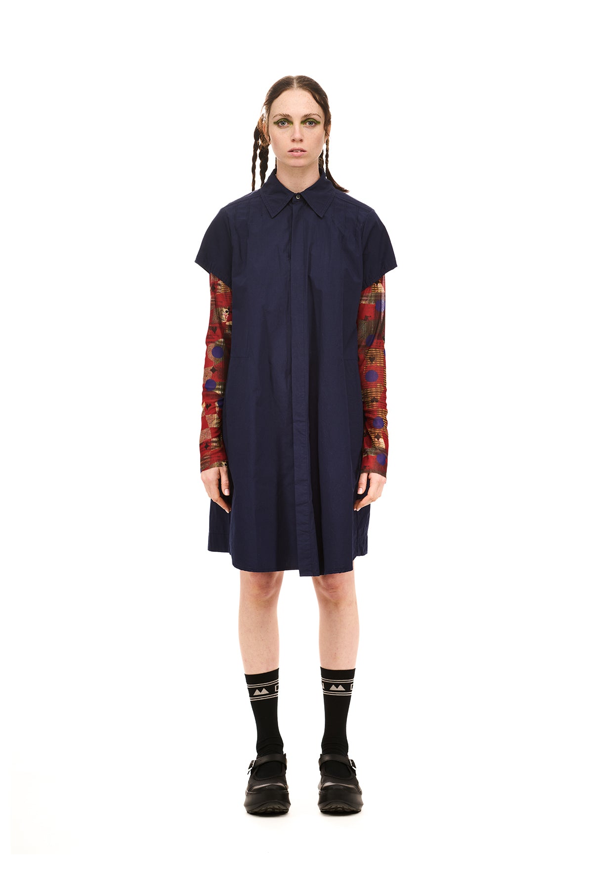 Grid Shirt Dress