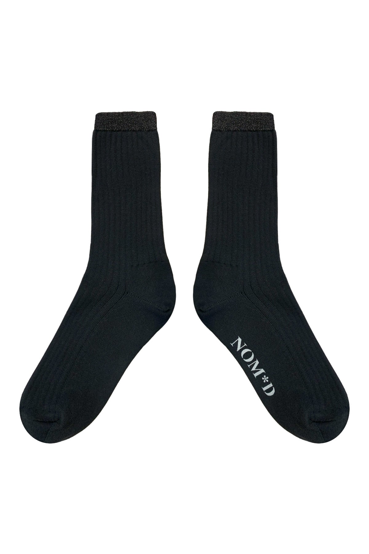 Ribbed Trim Socks