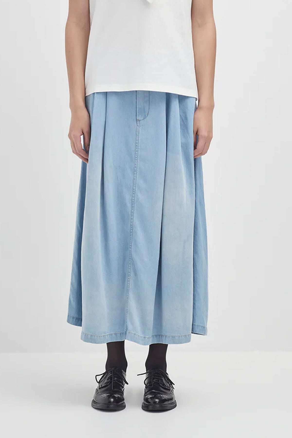 Chambray Pocket Skirt