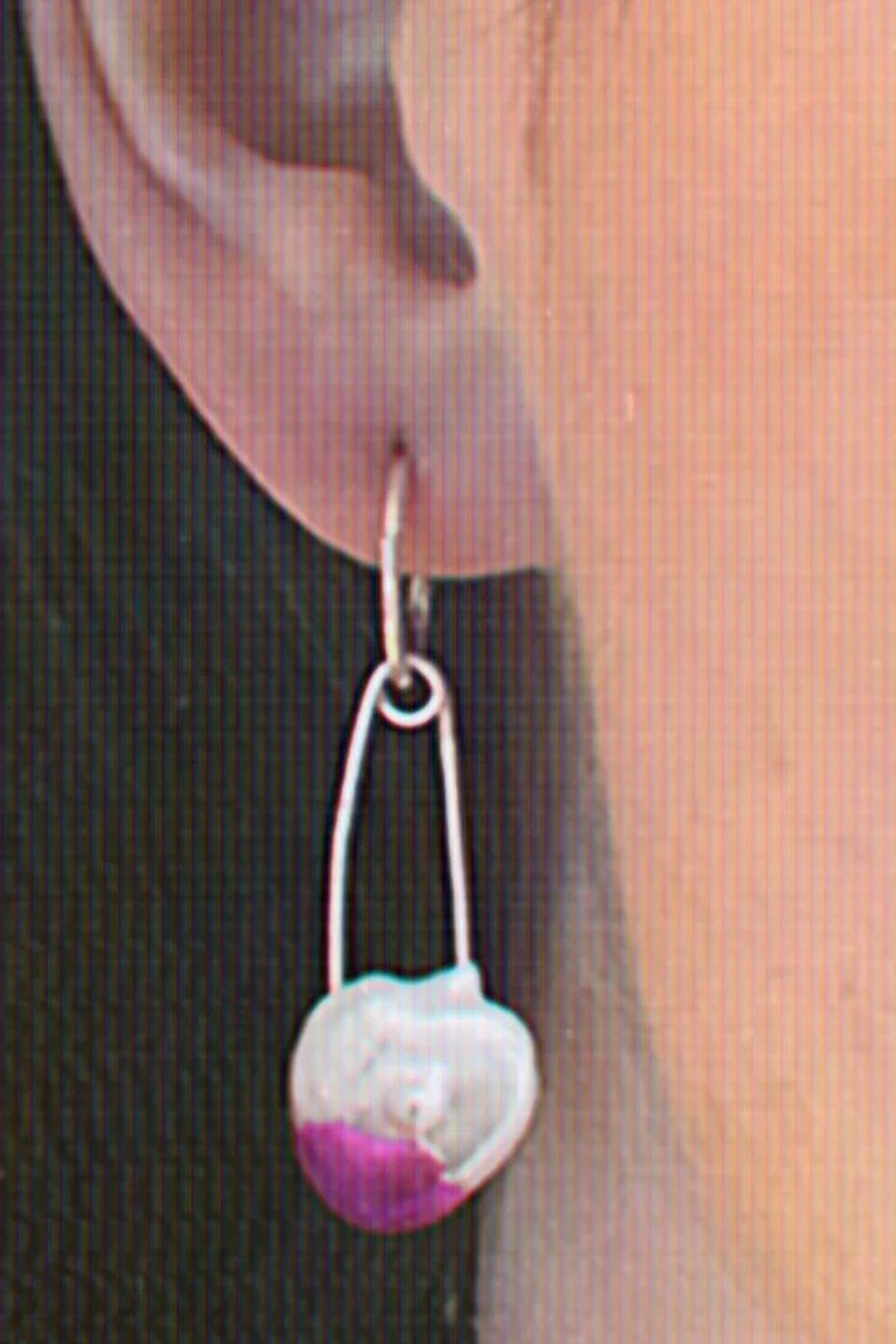 Strawberry Doll Earring Pink - Single