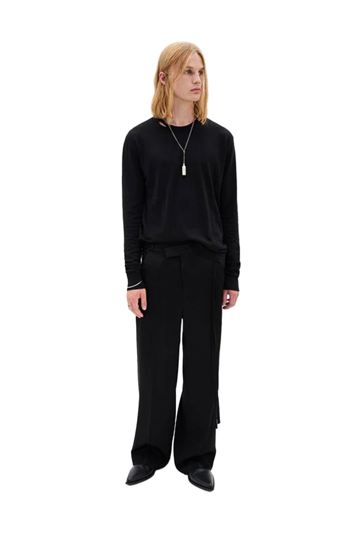 Magnar Twisted Neckline Sweater