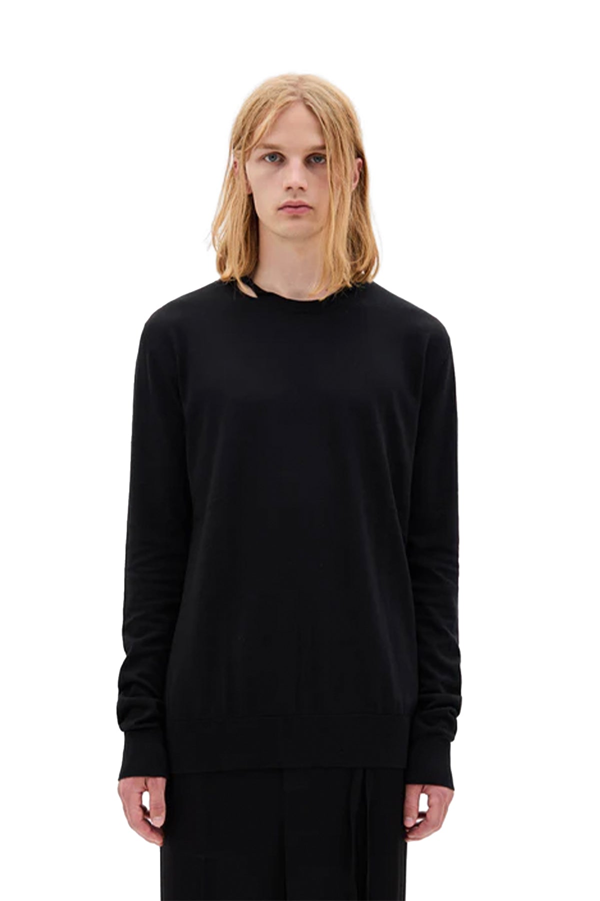 Magnar Twisted Neckline Sweater