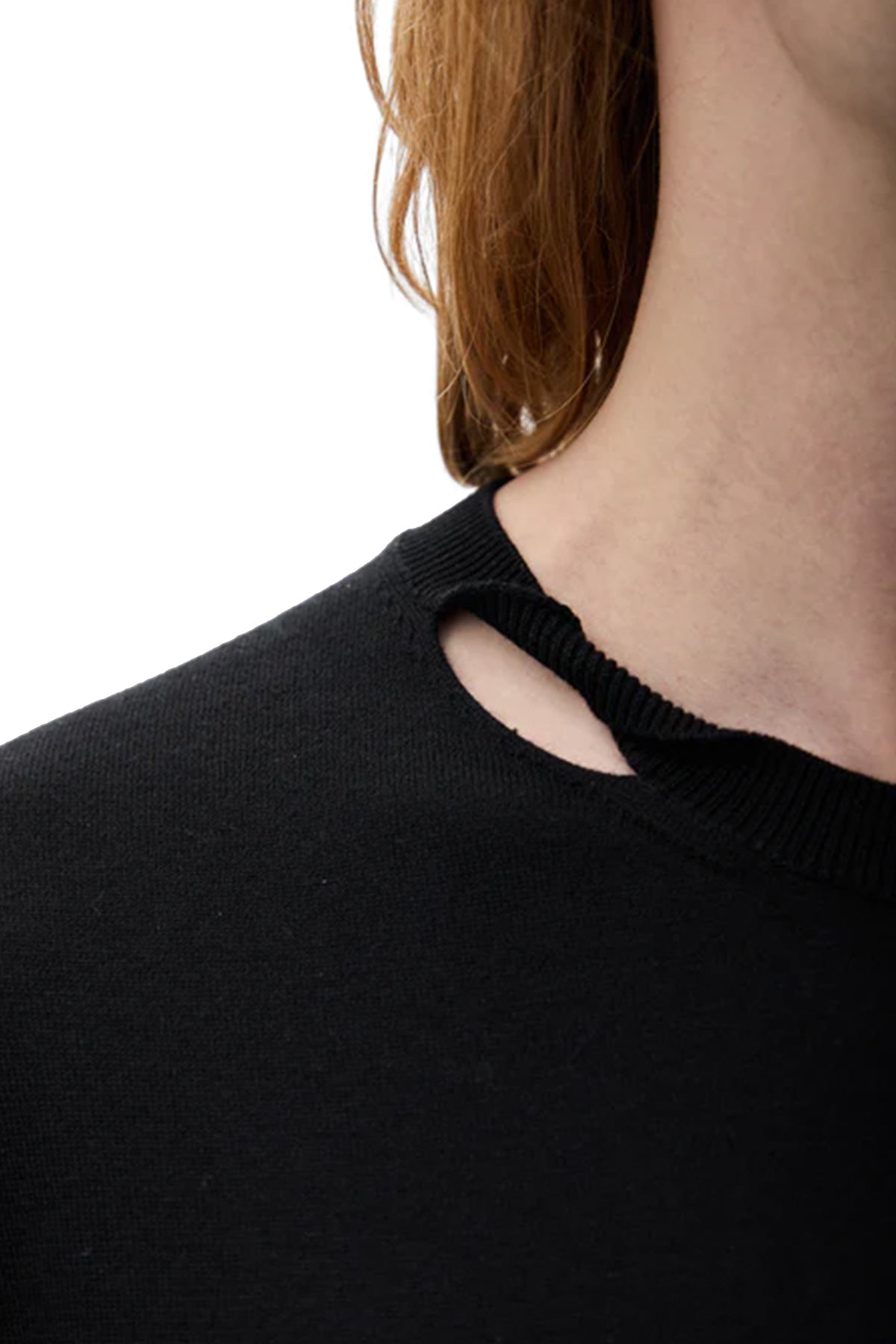 Magnar Twisted Neckline Sweater