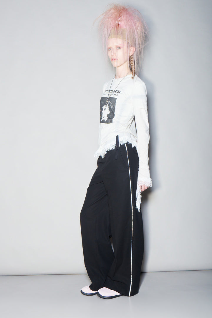 Floor Micro Tee with "Le Voyou"