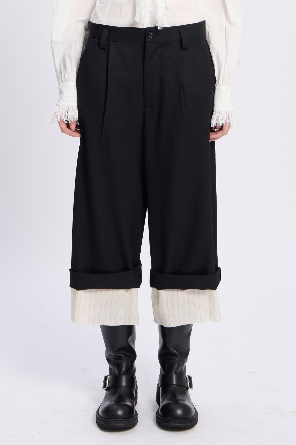 Helse Wide Leg Cropped Trousers