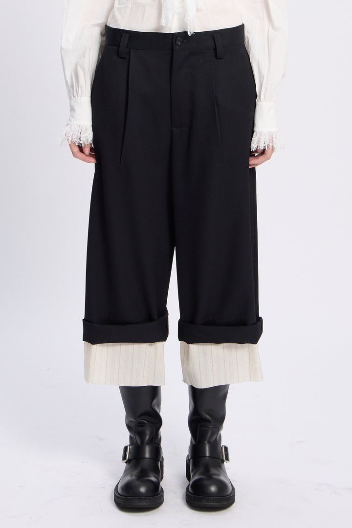 Helse Wide Leg Cropped Trousers