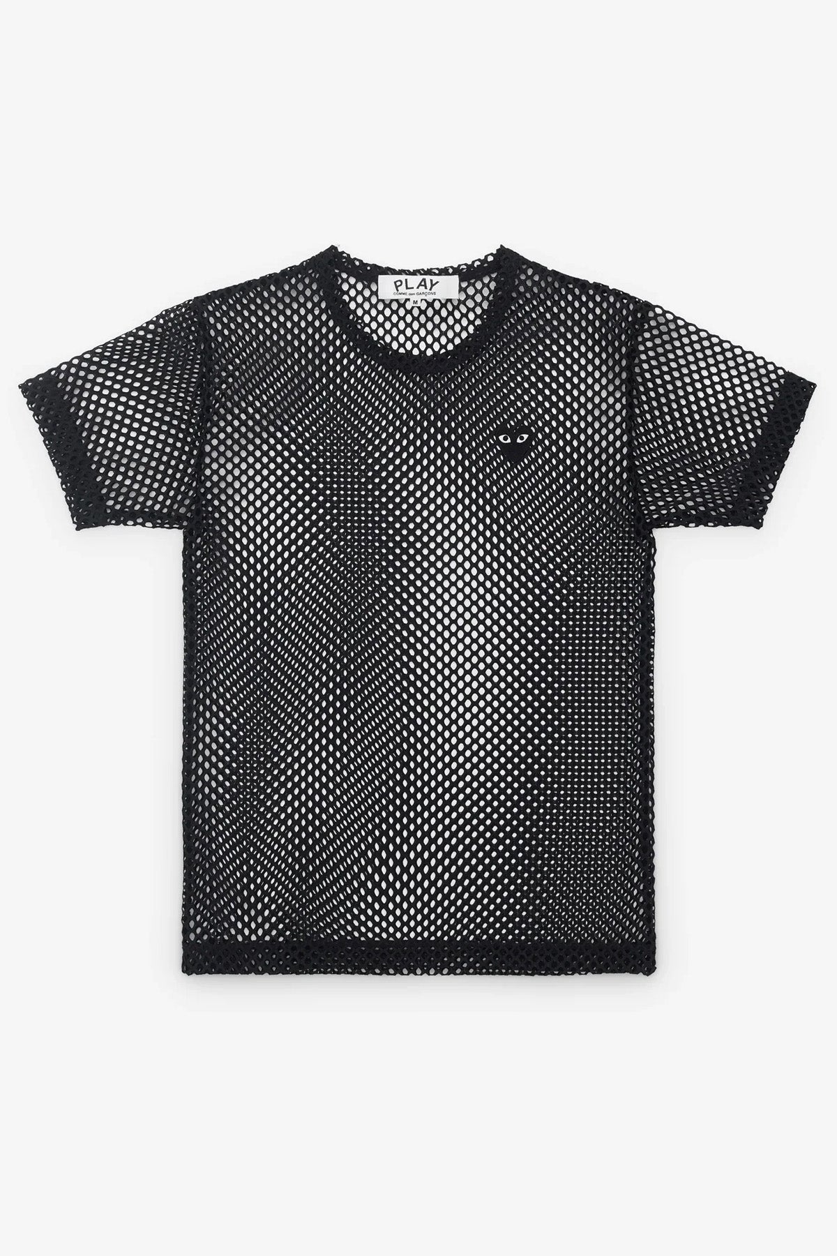Big Mesh Tee with Embroidered Heart