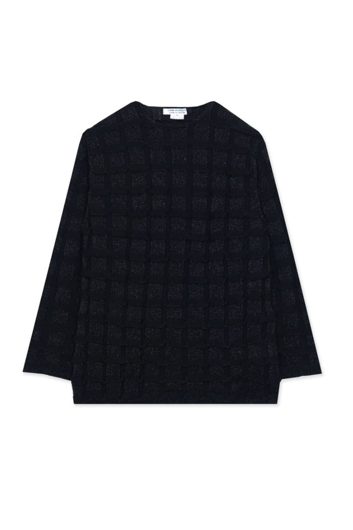 Checkerboard Lurex Sweater