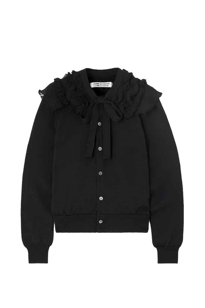 Detached Collar Cardigan