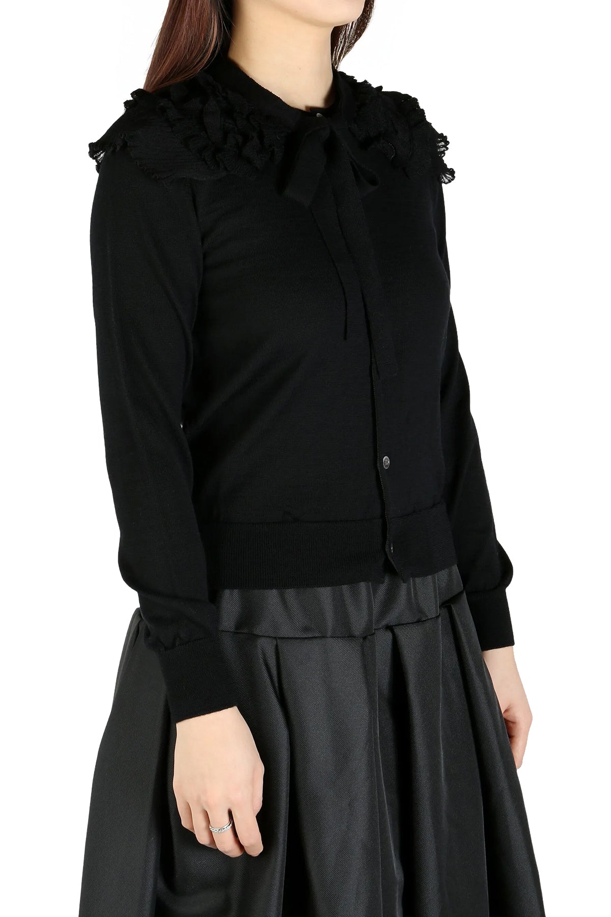 Detached Collar Cardigan
