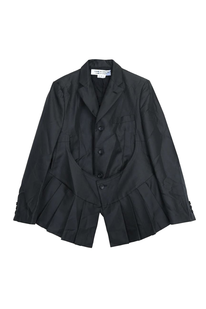 Detached Pleat Hem Jacket