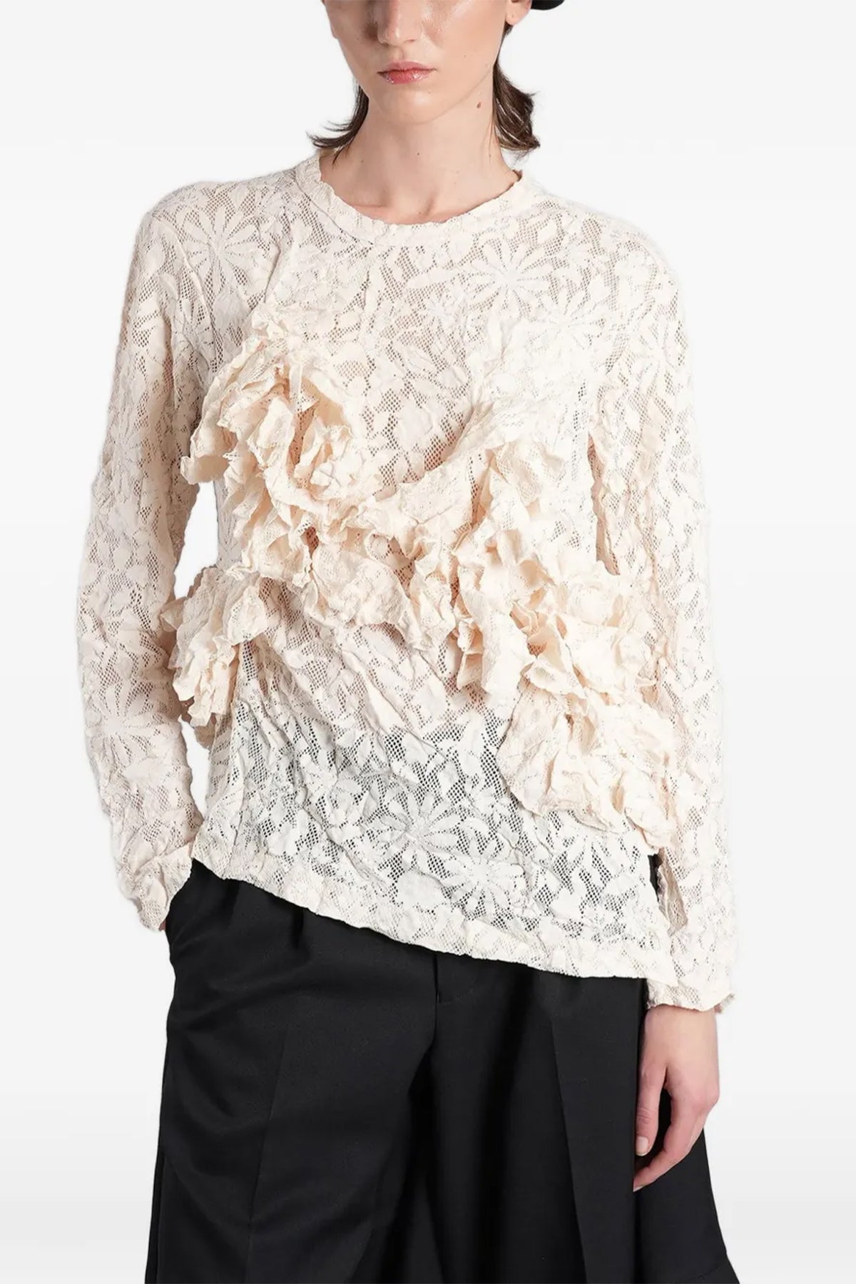 Embellished Flower Tee