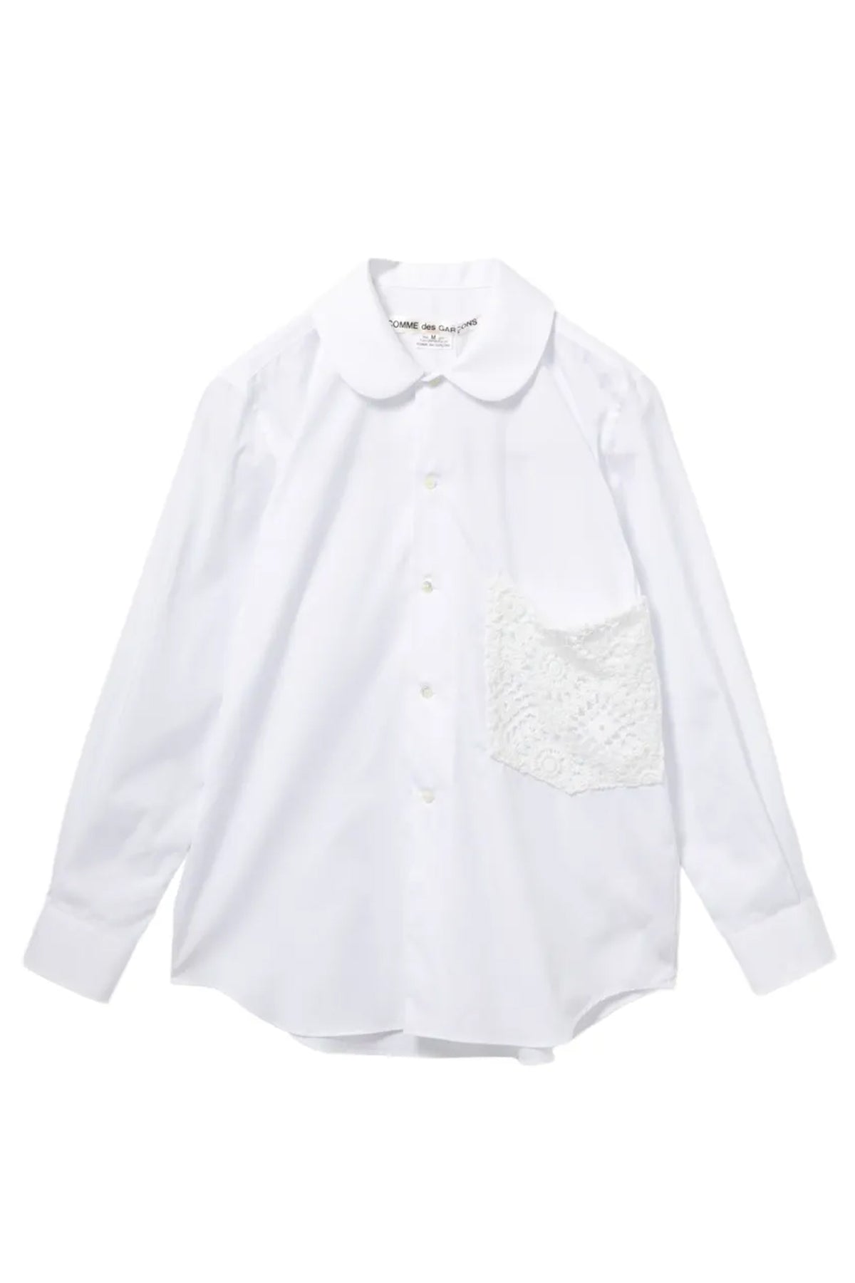 Guipure Pan Collar Shirt