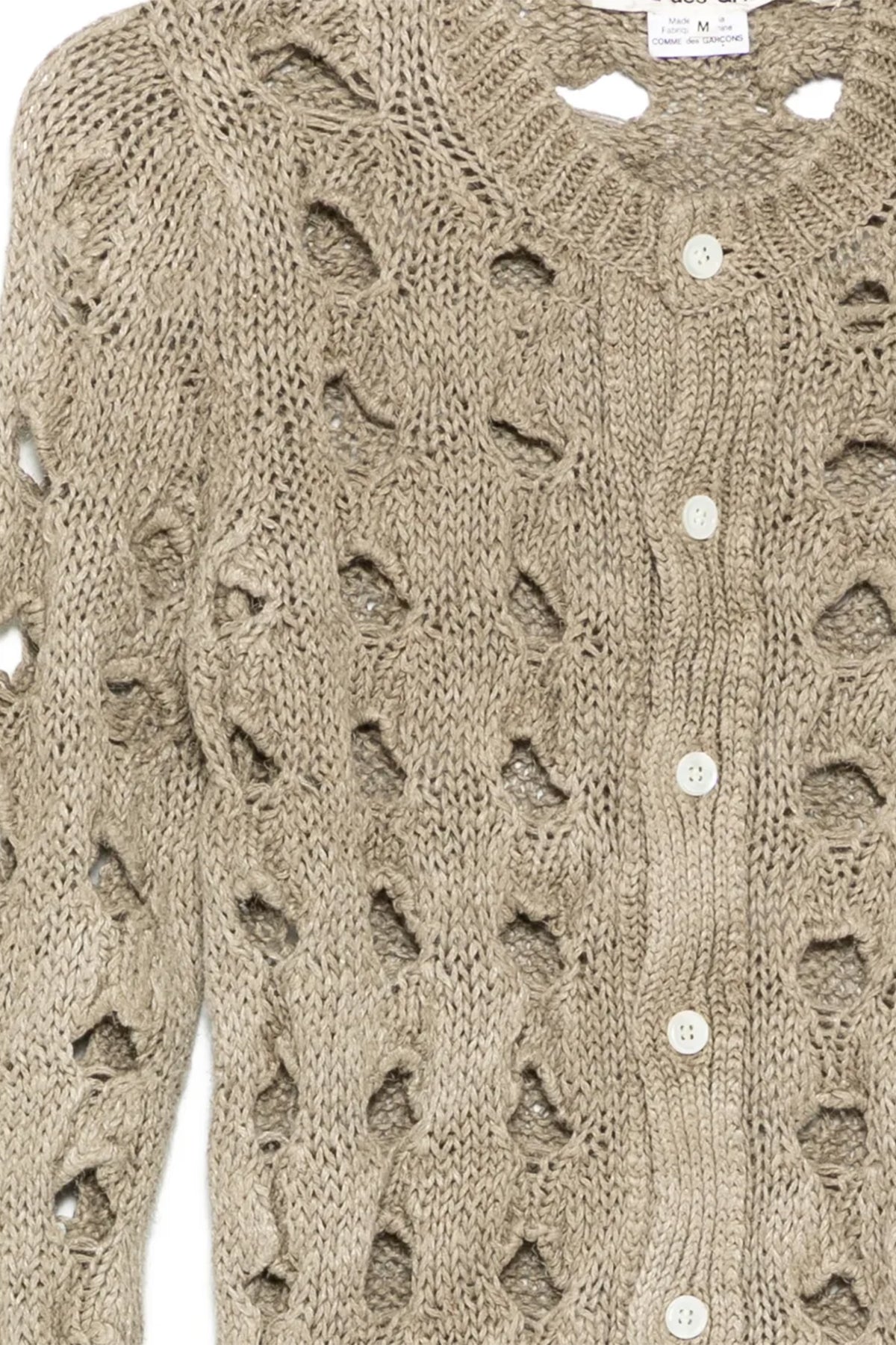 Hemp Holey Cardigan