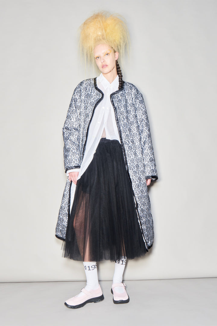 Padded Lace Coat