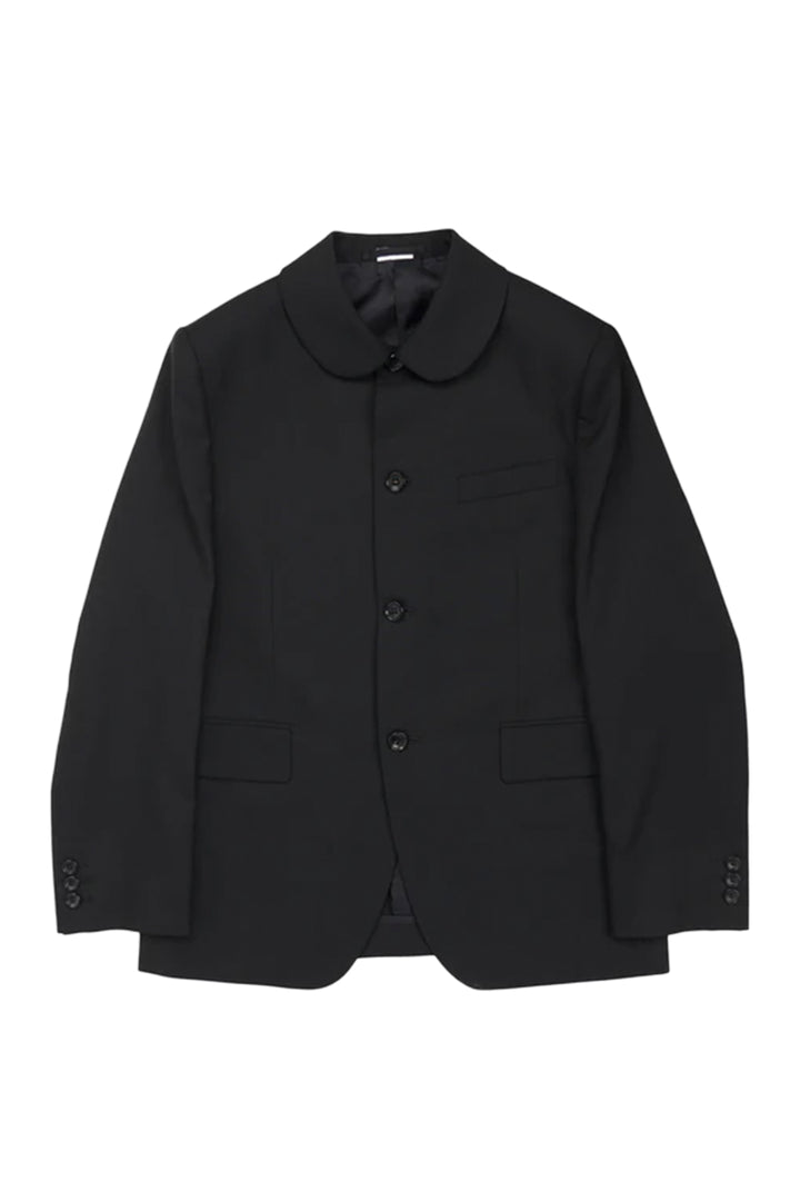 Pan Collar Balloon Sleeve Jacket
