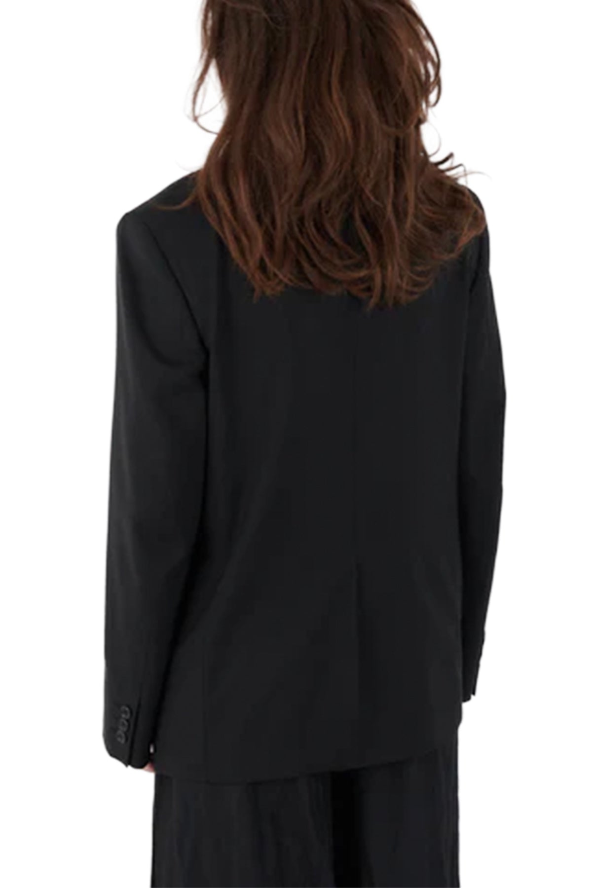 Pan Collar Balloon Sleeve Jacket