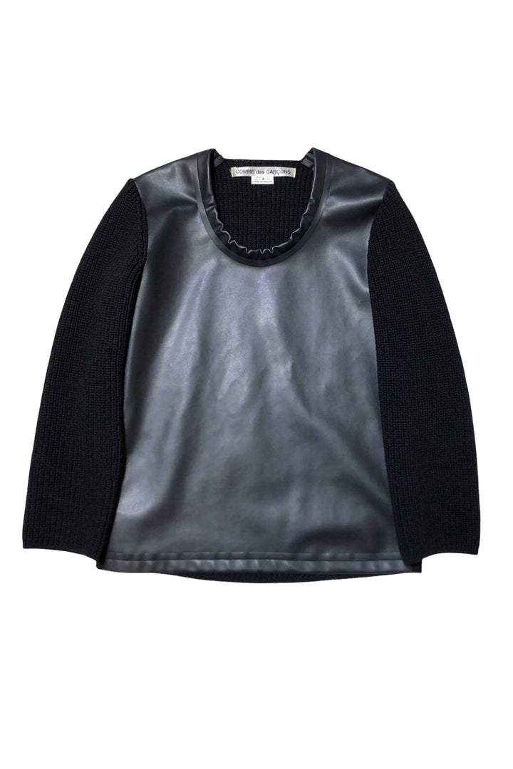 Pleather Sweater