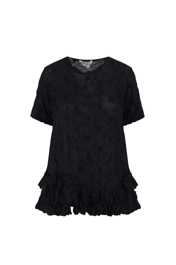 Crushed Flower Hem Tee