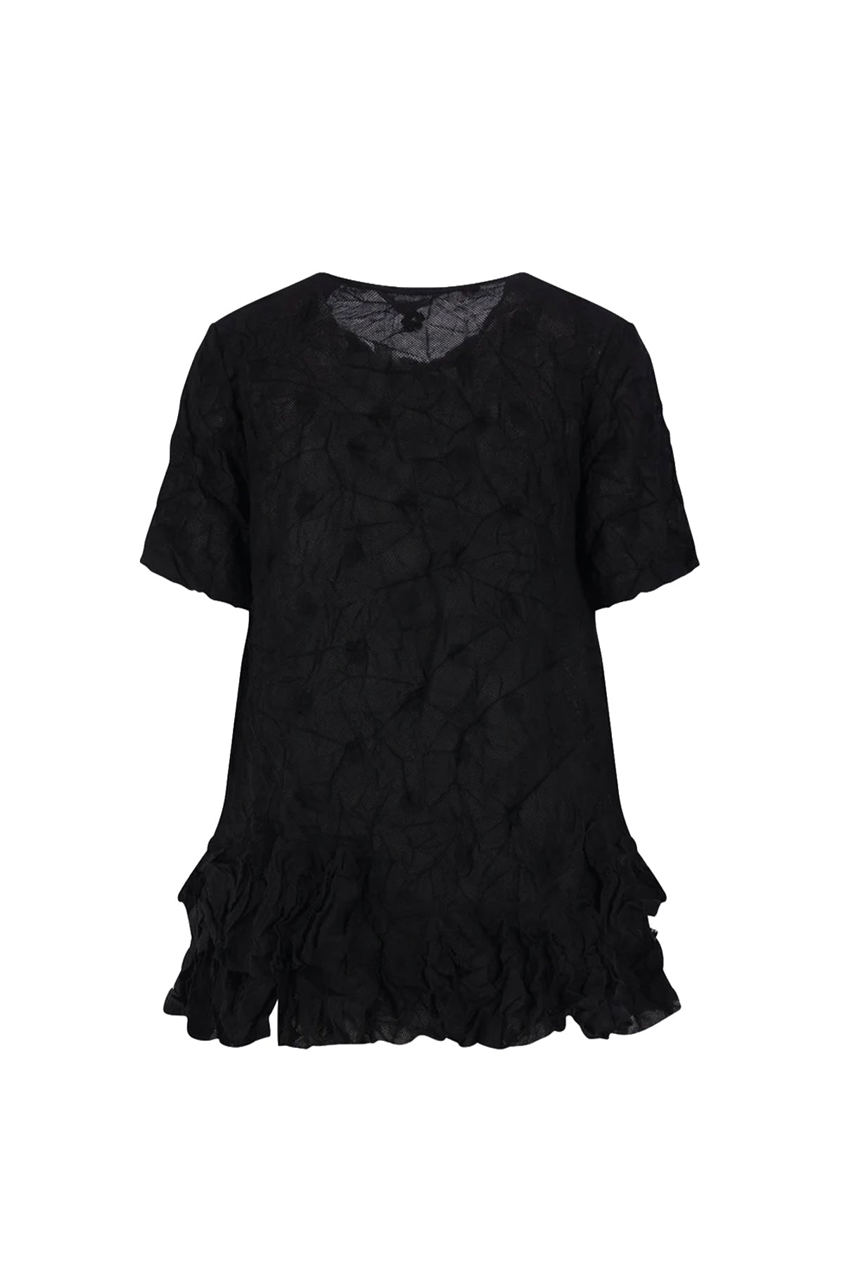 Crushed Flower Hem Tee