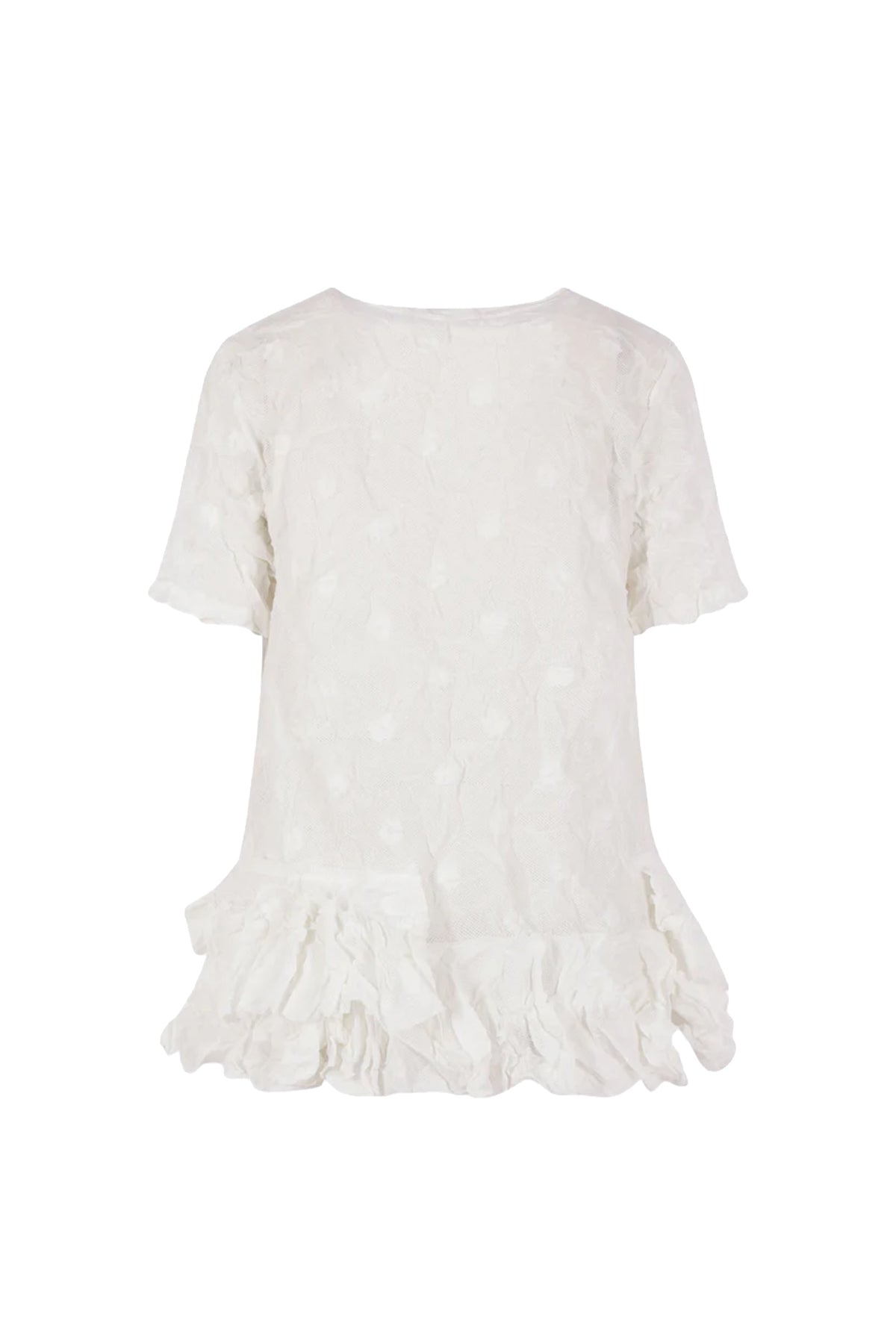 Crushed Flower Hem Tee