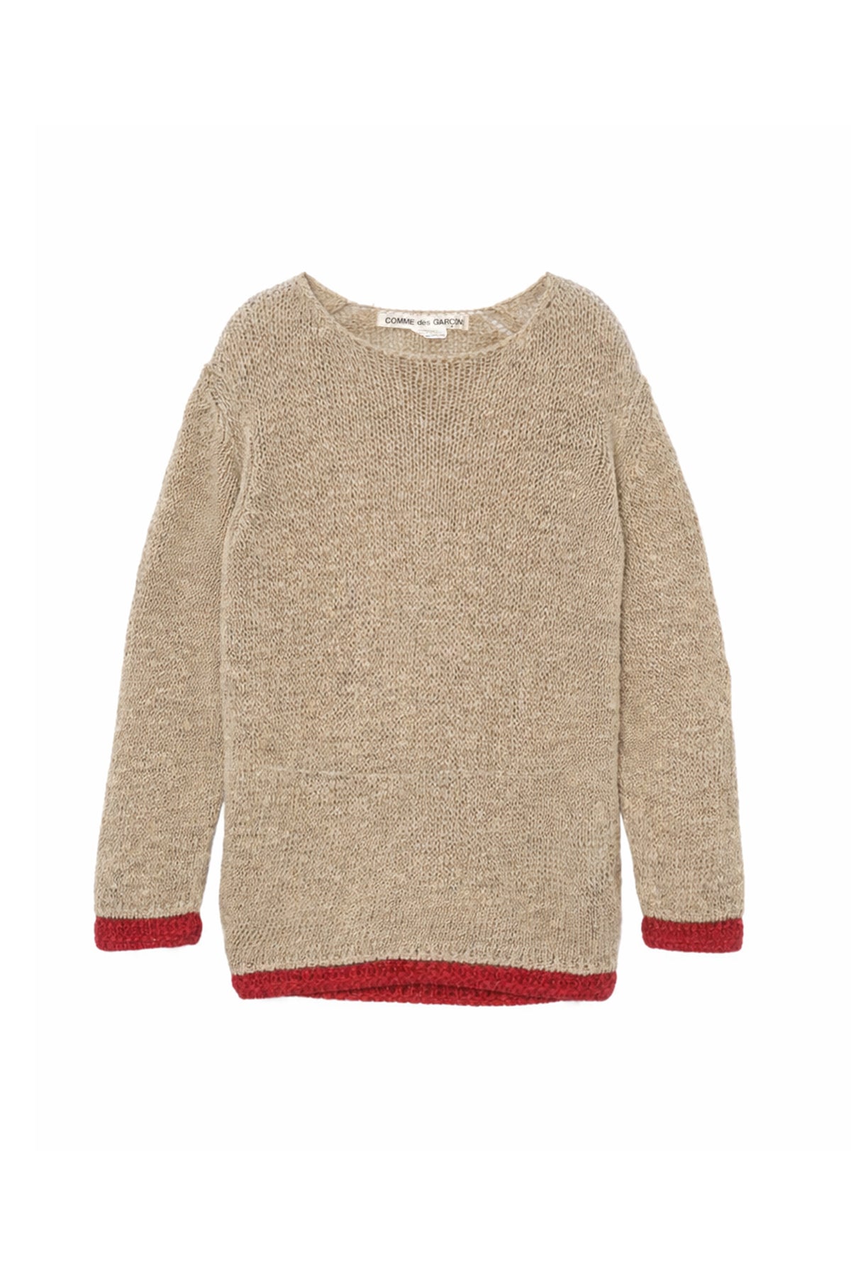 Red Trim Sweater