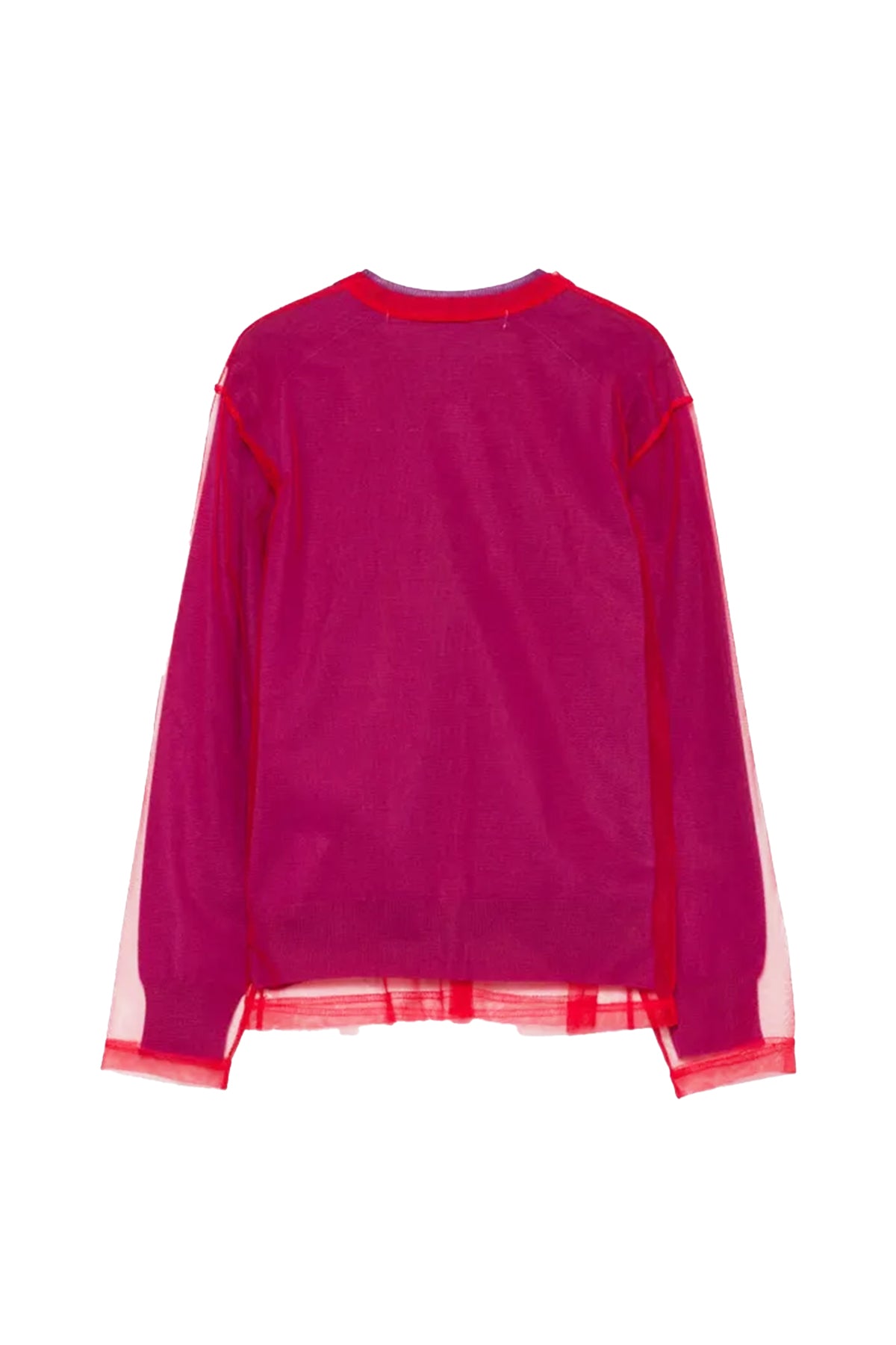 Tulle Overlay Sweater