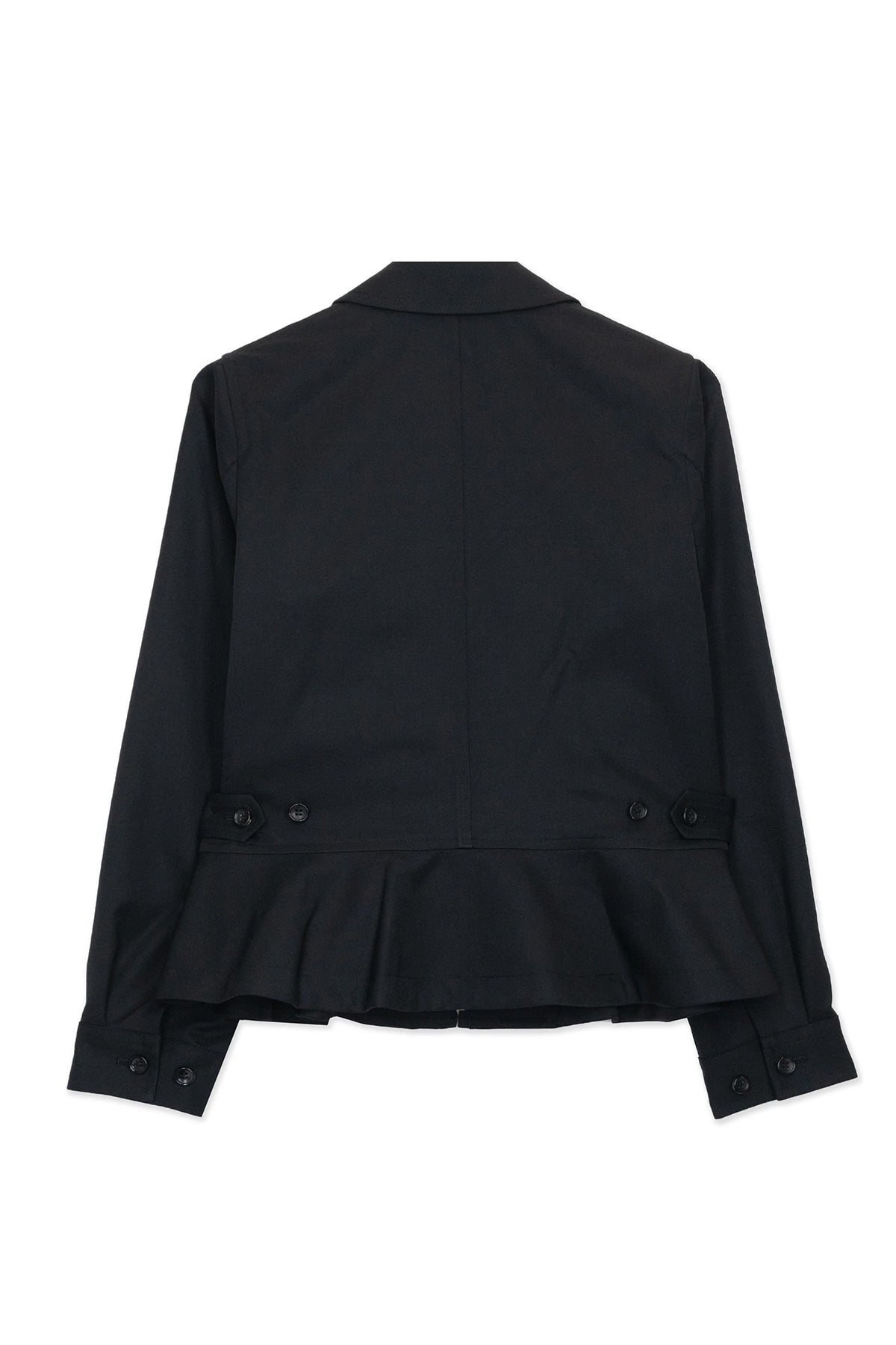 Wool Polyester Zip-Up Jacket