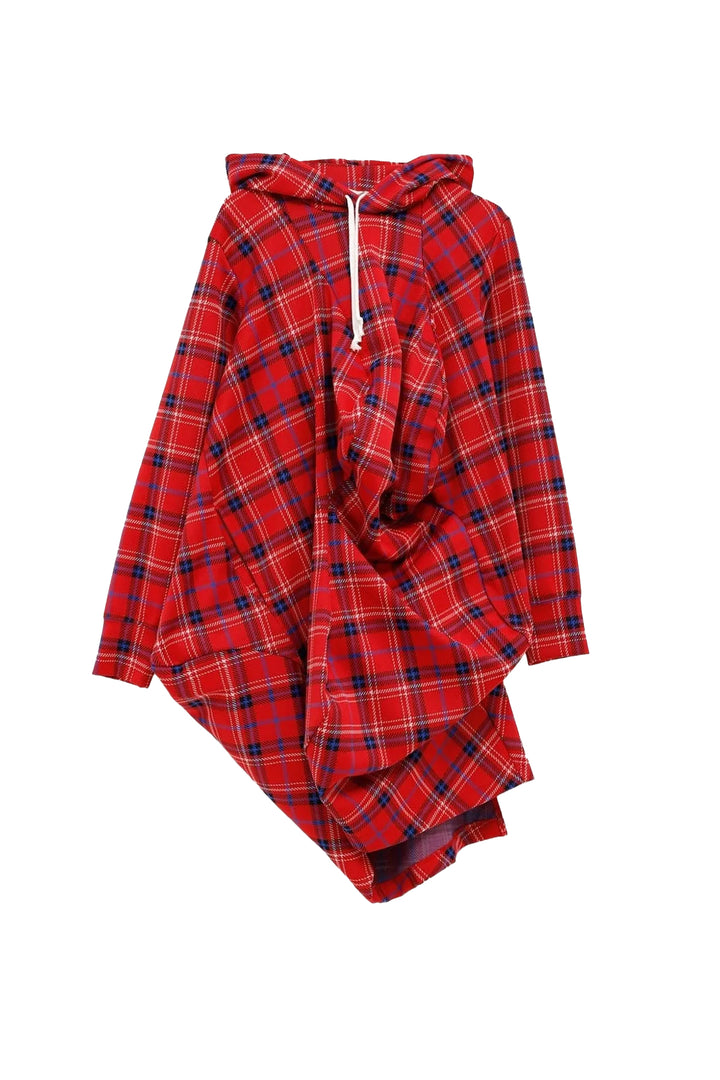 Plaid Hooded Tunic